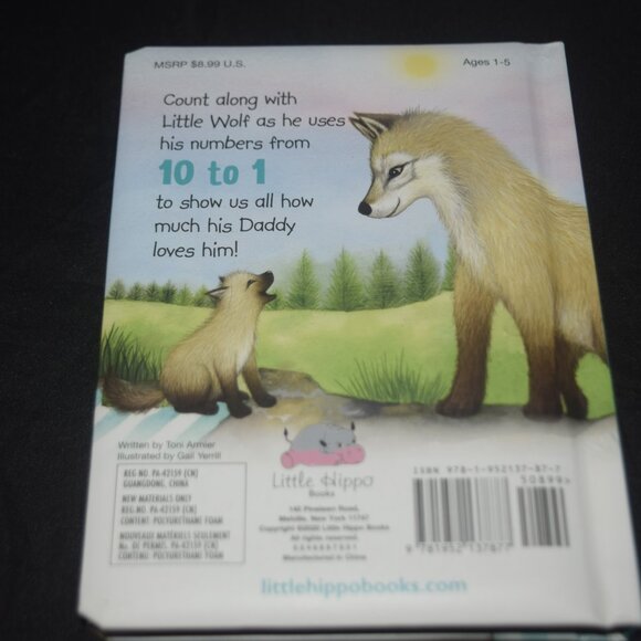 Daddy Loves Me 1,2,3 by Toni Armier padded book - Picture 2 of 3